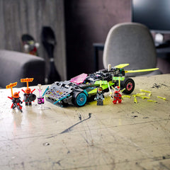 NINJAGO Ninja Tuner Car measures 12 inches long for display.