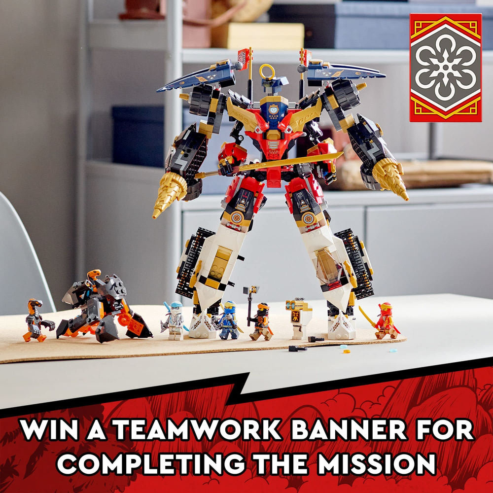 LEGO NINJAGO Ultra Combo Mech tank mode offers grounded siege play