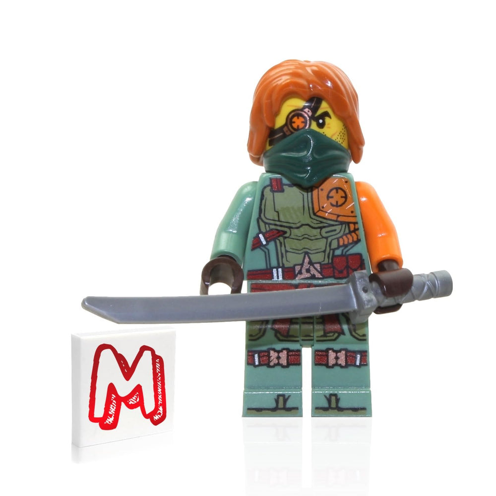 LEGO NINJAGO Ronin Legacy logo tile for authentic display details.