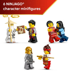 LEGO NINJAGO secret golden weapons map revealed by a push-out sign