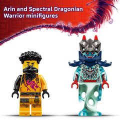 LEGO NINJAGO Spectral Dragonian Warrior minifigure battles Arin's Mech
