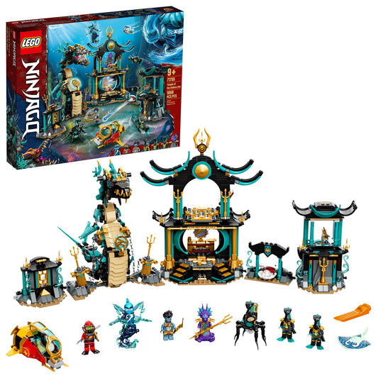 LEGO NINJAGO Temple of the Endless Sea underwater lair for imaginative play.