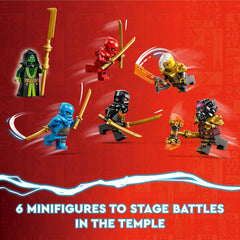LEGO NINJAGO Temple of the Dragon Energy Cores Lord Ras minifigure with golden hammer