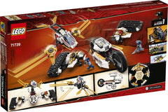 LEGO NINJAGO Ultra Sonic Raider ATV 2 supports dynamic team battles.
