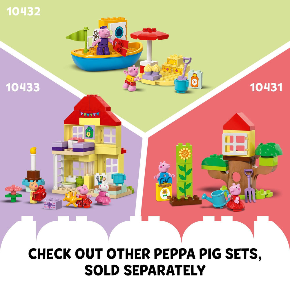 70-piece set fits preschool shelves for easy cleanup and display.
