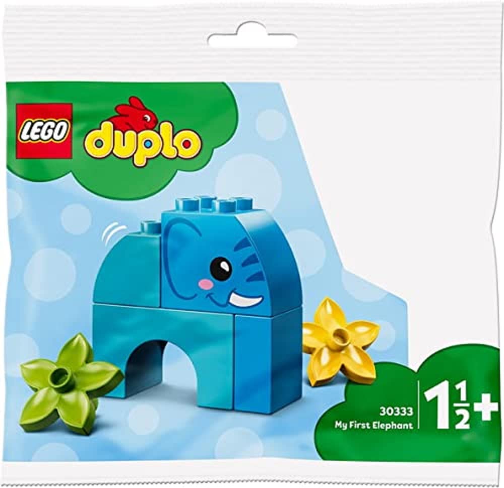 LEGO Premier Elephant figure for open-ended pretend play and fine motor fun.