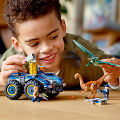 LEGO Jurassic World research vehicle cockpit enables cooperative play and exploration