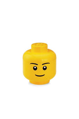 LEGO Room Copenhagen storage head PVC-free PP plastic for safer toy storage.