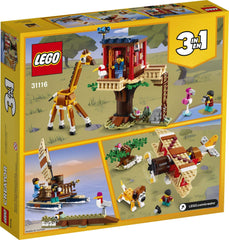 LEGO Safari Wildlife Tree House biplane cockpit with lion sparks creative flights