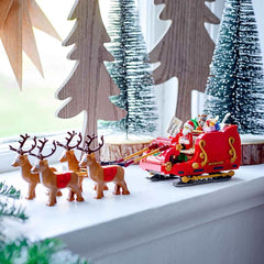 LEGO Santa's Sleigh includes teddy bear for cozy storytelling moments.