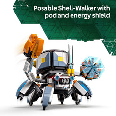 LEGO Sawtooth mech with opening jaws for dramatic duels