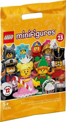 LEGO Reindeer Costume Series 23 minifigure—packaging and accessories visible.