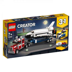 LEGO Shuttle Transporter with 10 wheels inspires imaginative space missions.