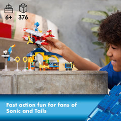 LEGO Sonic 76991 workshop interior invites imaginative repairs and mission planning.