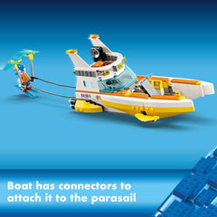 LEGO Sonic Island Arch Rings image presents island setting with rings for treasure-hunt stories.