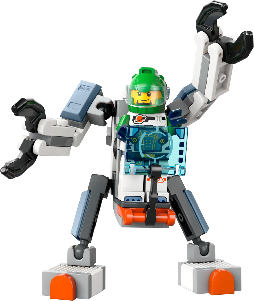 LEGO Space Science Mech 30694 minifigure in action pose for space missions