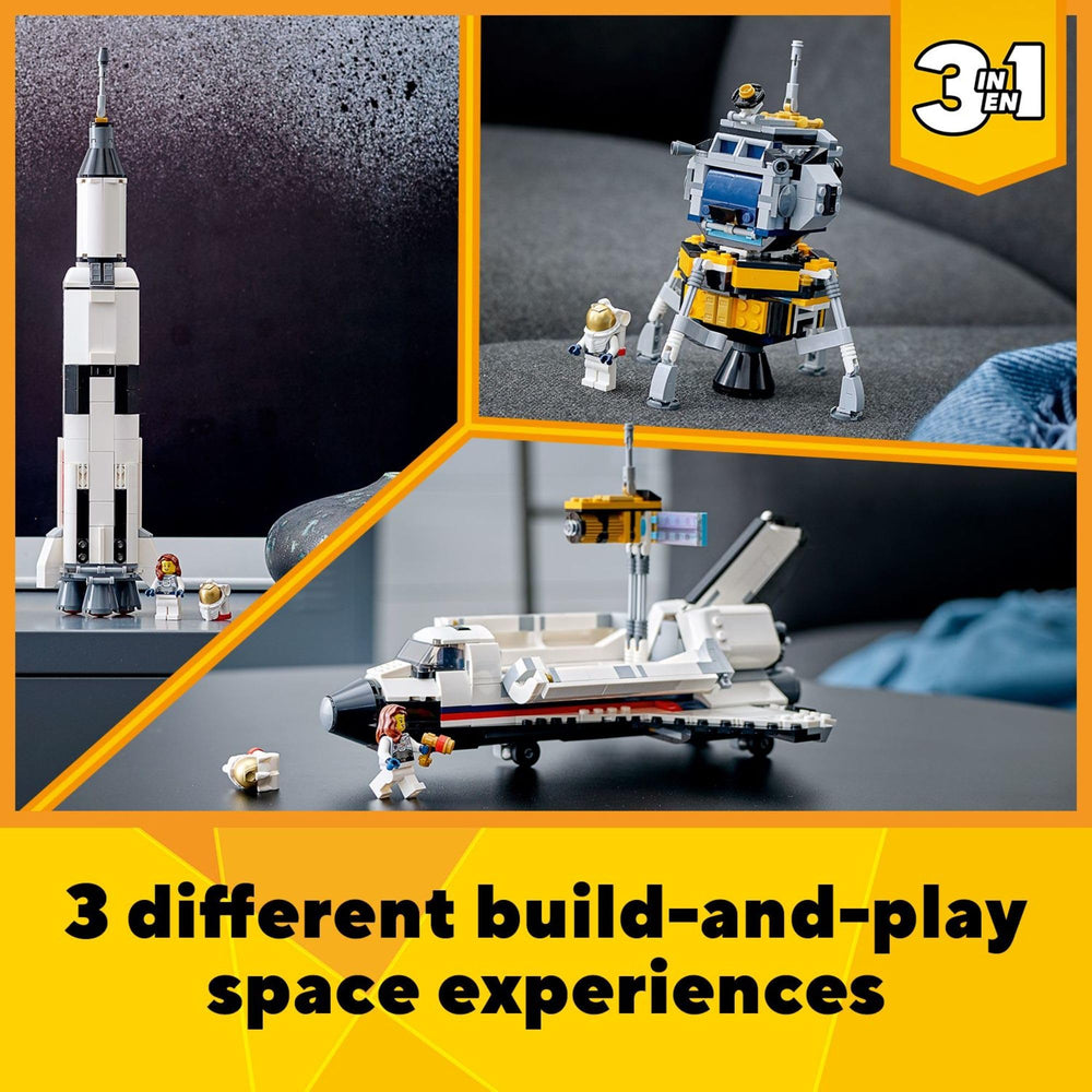 LEGO Space Shuttle Adventure 31117 astronaut minifigure for authentic space exploration play