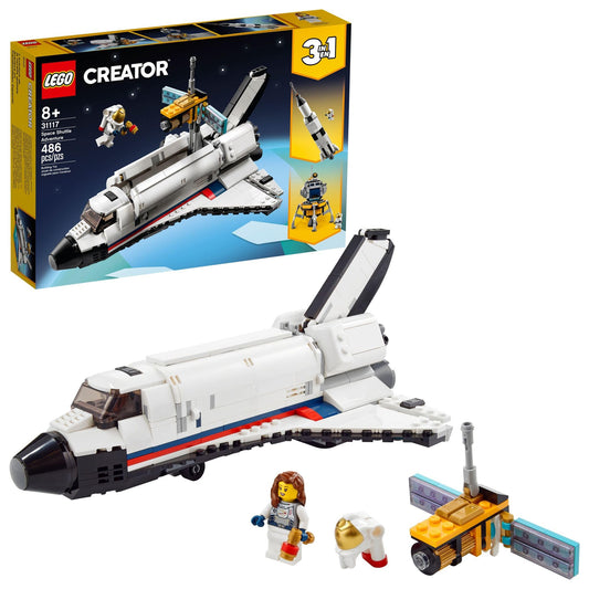 LEGO Space Shuttle Adventure 31117 cockpit control panel for immersive space missions