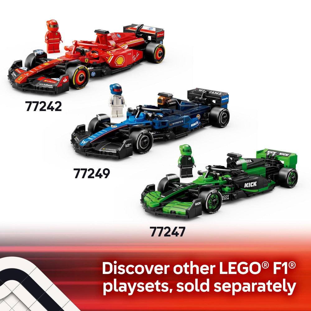 Build and race with LEGO Speed Champions AMR24; a collector-ready race car toy for display and play