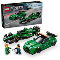 LEGO Speed Champions Aston Martin Safety Car front view for display and play