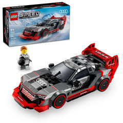 LEGO Speed Champions Audi S1 e-tron quattro rear wing detail for authentic display