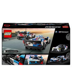 LEGO Speed Champions BMW M4 GT3 pilot minifigure included.