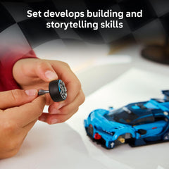 LEGO Speed Champions Bugatti Vision Gran Turismo cockpit minifigure with helmet