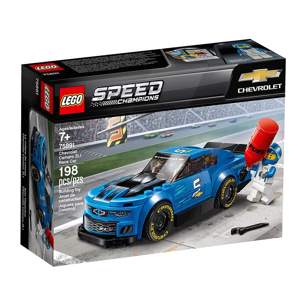 LEGO Speed Champions Camaro ZL1 windshield with removable design for flexible play setups
