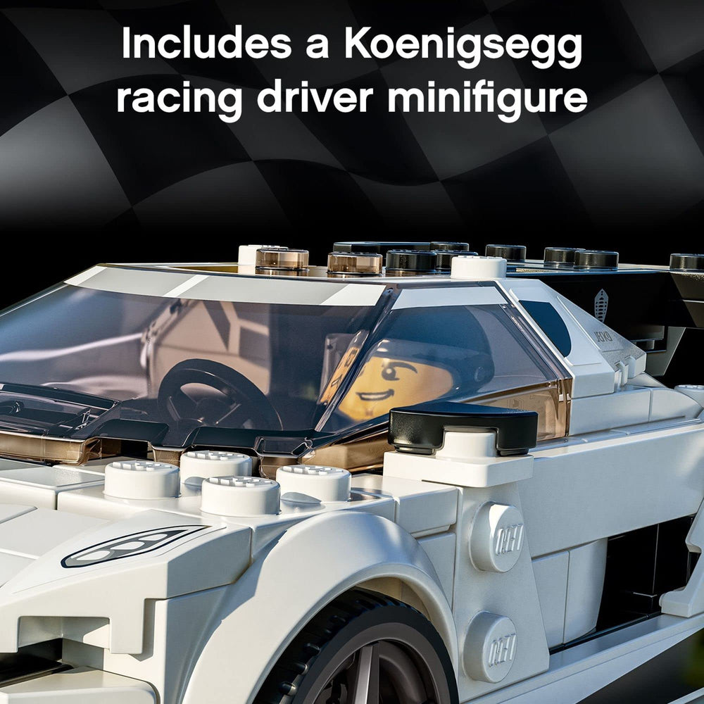 Build instructions and assembly sequence for LEGO Koenigsegg Jesko 76900