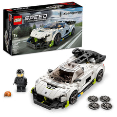 LEGO Speed Champions Koenigsegg Jesko 76900 front view for immersive play and display
