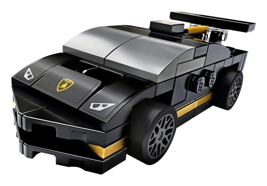 LEGO Speed Champions Lamborghini Huracan front view with authentic detailing for racing imagination
