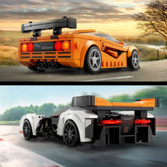 LEGO Speed Champions McLaren F1 LM side profile with cooling ducts.