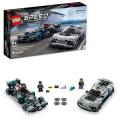 LEGO Speed Champions Mercedes-AMG F1 W12 E Performance model for display and collection