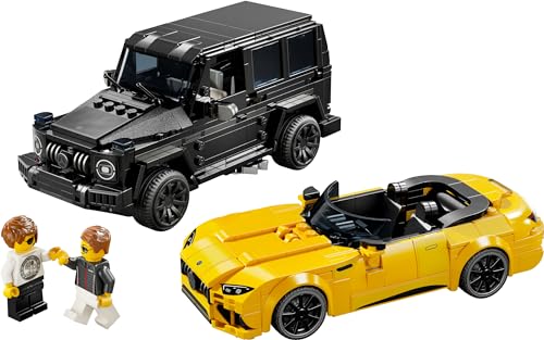 LEGO Speed Champions Mercedes-AMG G63 interior dash for immersive play
