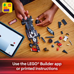 LEGO Speed Champions MoneyGram Haas F1 VF-24 build app instructions for guided building