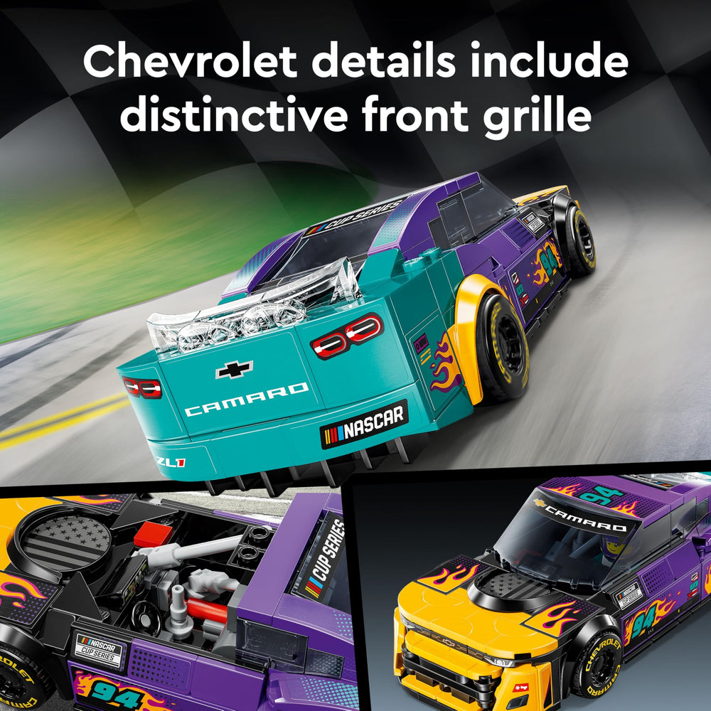 LEGO Speed Champions Camaro ZL1 76935 interior cockpit for immersive play