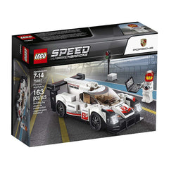 LEGO Speed Champions Porsche 919 Hybrid 75887 removable windshield showcases authentic assembly for hands-on building.