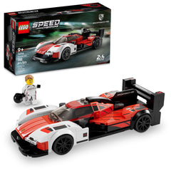 LEGO Speed Champions Porsche 963 76916 front view showcases authentic race livery for display