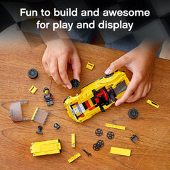 LEGO Speed Champions Toyota GR Supra 76901 display-ready model for shelves.