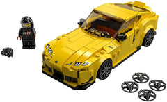 LEGO Speed Champions Toyota GR Supra 76901 driver minifigure with suit and helmet.