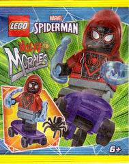 Authentic LEGO Miles Morales minifig for compatible builds and display
