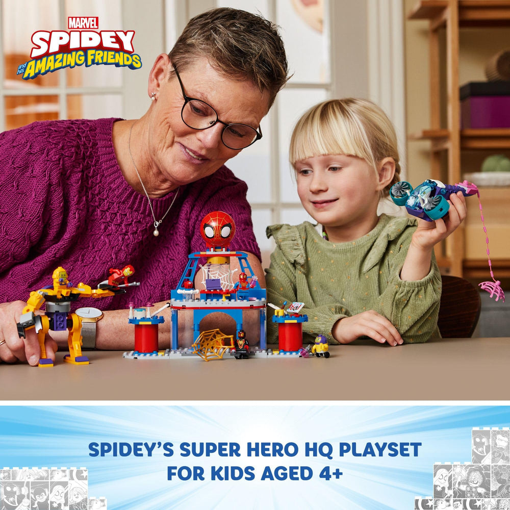 LEGO Spidey and Iron Man minifigures for creative role-play adventures