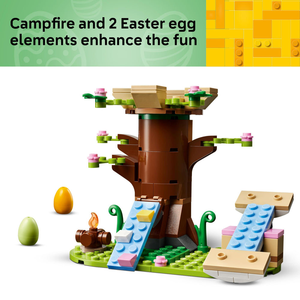 LEGO Spring Animal Playground bird on seesaw inspires balance and storytelling moments.