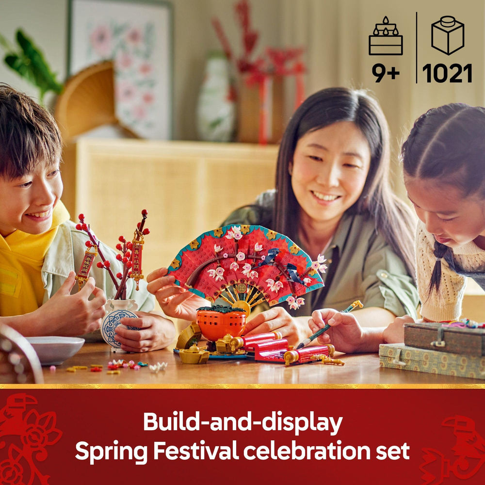 LEGO Spring Festival Good Fortune magpies with subtle festive symbolism.
