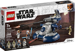 LEGO Star Wars AAT front hatches open for battle-ready play
