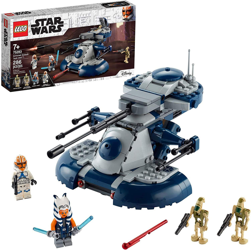 LEGO Star Wars AAT turret rotates with elevating cannon