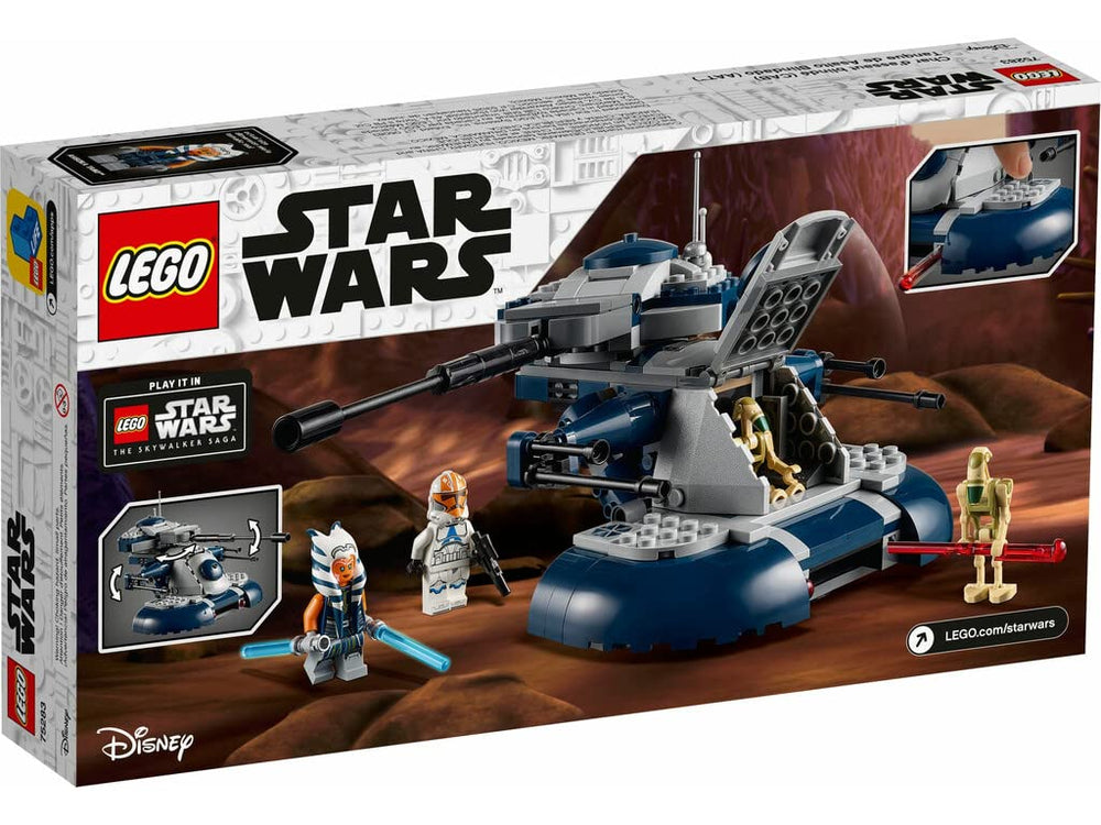 LEGO Star Wars AAT opening hatches for accessible crew and play scenarios