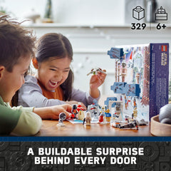 LEGO Star Wars Gonk Droid dressed as Santa adding holiday charm