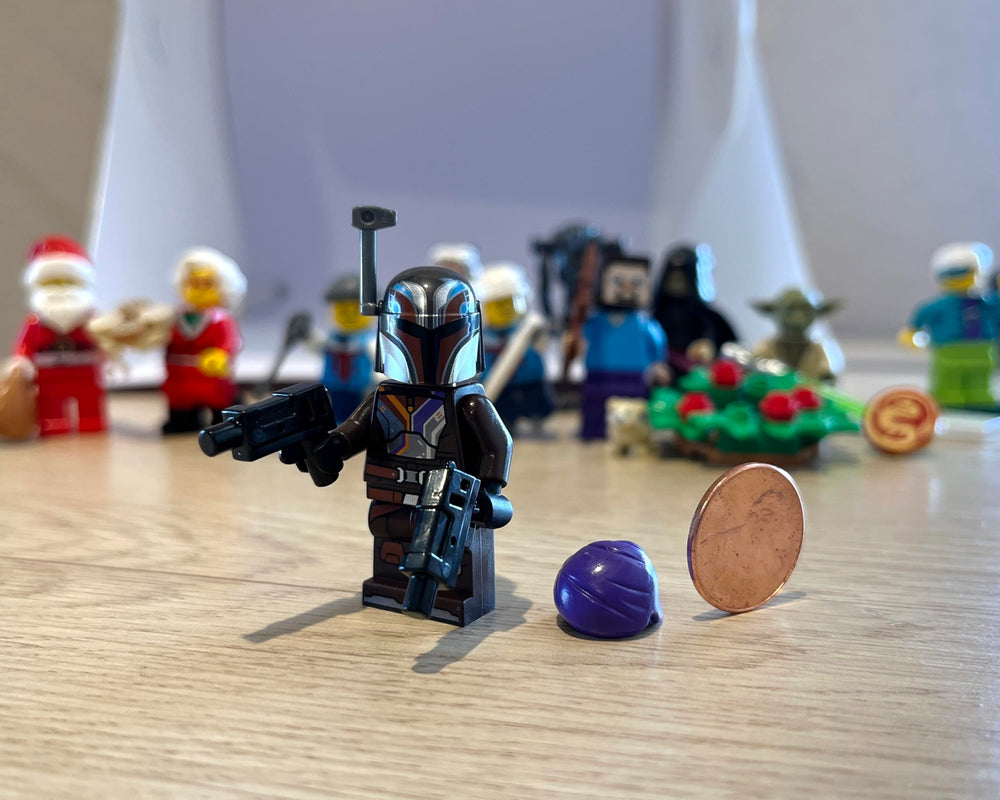 LEGO Star Wars Sabine Wren minifigure logo tile for display