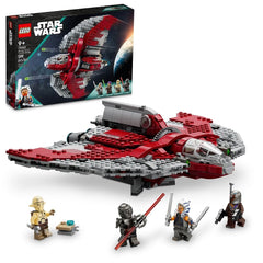 LEGO Star Wars Ahsoka Tano's T-6 shuttle front view for immersive space adventure play